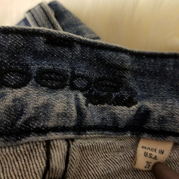 BEBE Carmen Tattered Skinny (Lively Wash) - Picture 3 of 3